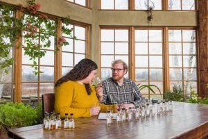 Adam_Polonski_and_Nora-Ganley-Roper_of-Lost_Lantern_analyze_whiskey_blends_Weybridge_VT_Credit_Oliver_Parini_1920x1280.jpg